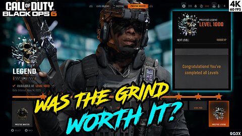 Entering PRESTIGE LEGEND (Lvl 1000) 🔥 CALL OF DUTY: BLACK OPS 6