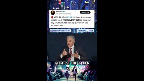 Trump appointed Dr Oz says Americans working longer will help pay down national debt.