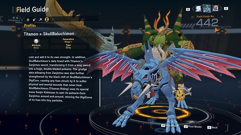 titamon + skullbaluchimon all digivolution/de-digivolution/profile Digimon Story Time Stranger