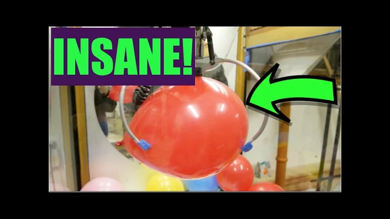 INSANE BALLOON POPPING/WINNING CLAW MACHINE CHALLENGE!