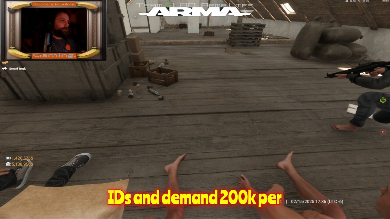 Hostages again, Arma Reforeger team elan mod arma reforger