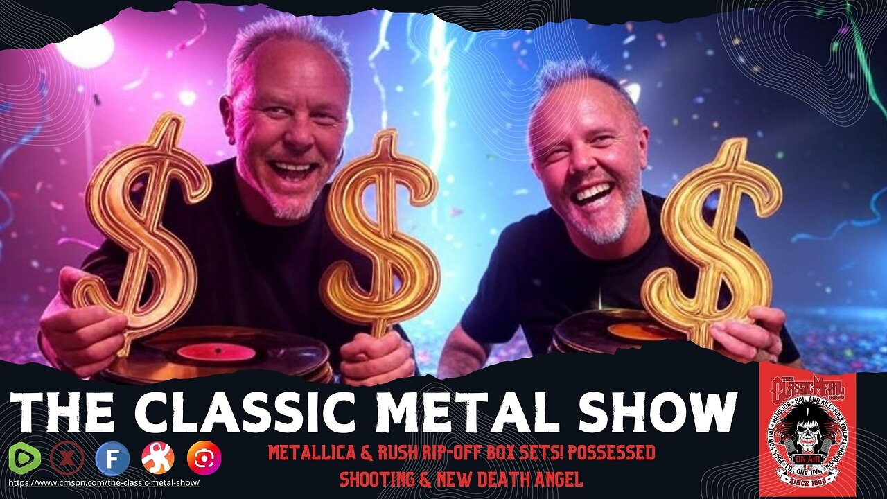 Metallica & Rush Rip-Off Box Sets! Possessed Shooting & New Death Angel (Free)