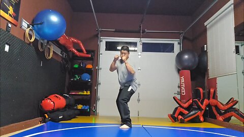 WTD Switchleg SnapHook Kick to Axe Kick sequential