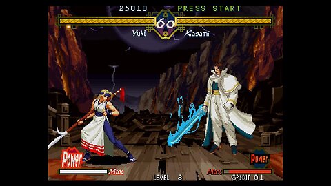 The Last Blade Yuki gameplay (Level 8)