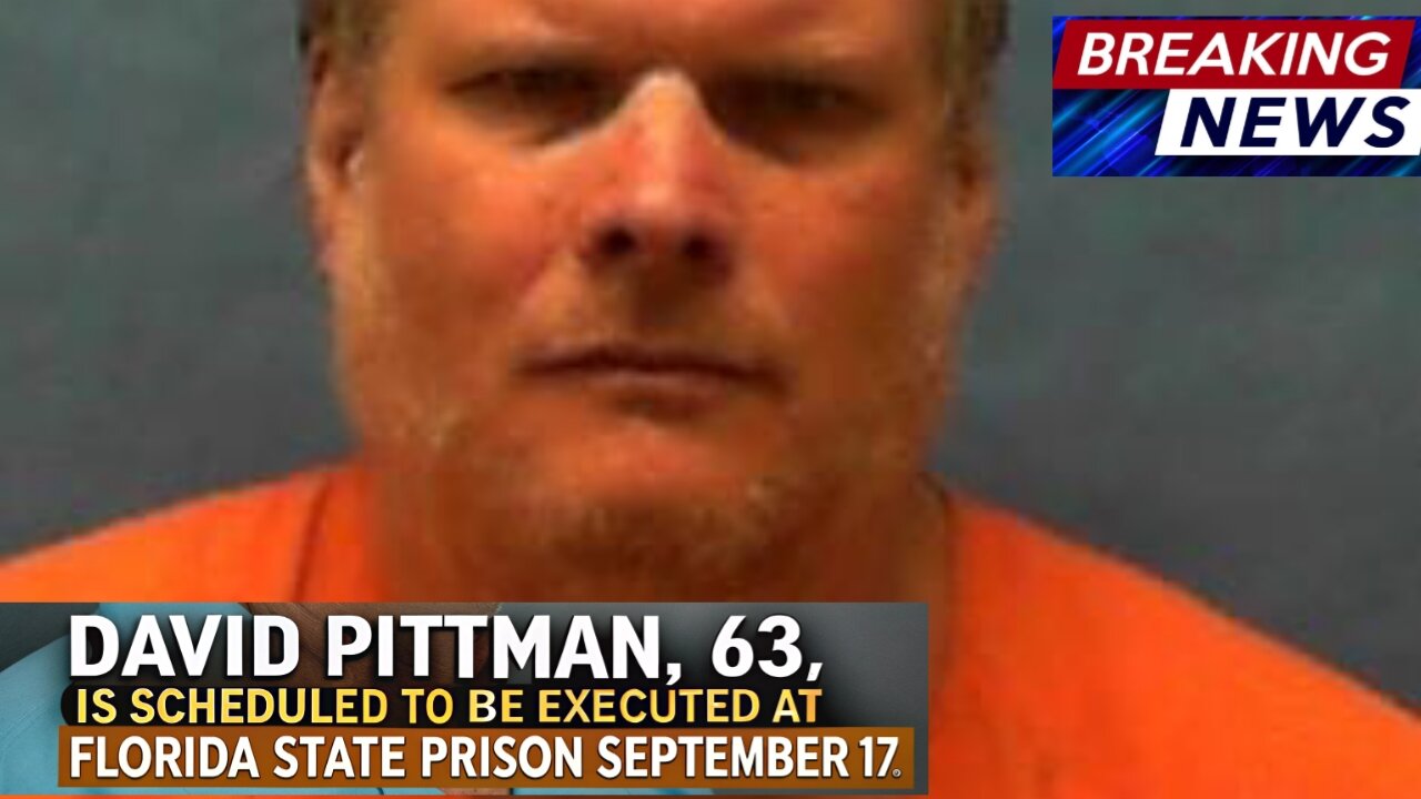 David Pittman, 63, is scheduled to be executed at Florida State Prison on September 17.