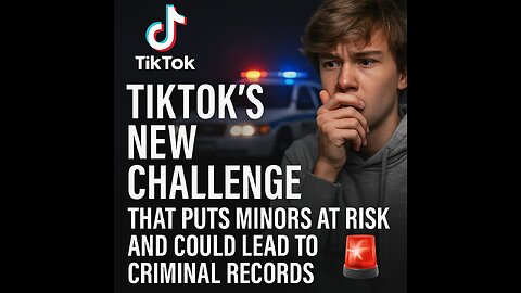 TikTok’s New Challenge That Puts Minors at Risk and Could Lead to Criminal Records 🚨