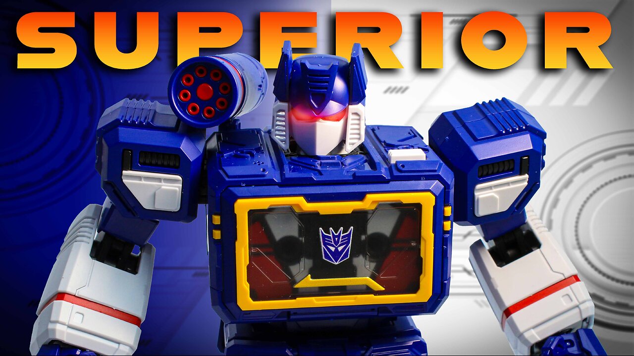 THE SUPERIOR SOUNDWAVE?? Blokees Action Edition Soundwave Review - Transformers Model Kit
