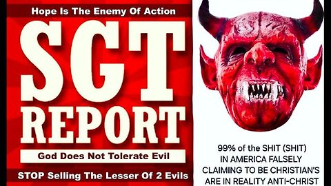 SGT Report: Examining the Intersection of Satanic Christianity and Godly Intolerance"