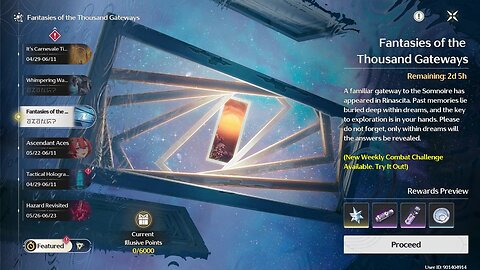 Fantasies of the Thousand Gateways - Wuthering Waves (26 May - 1 June)