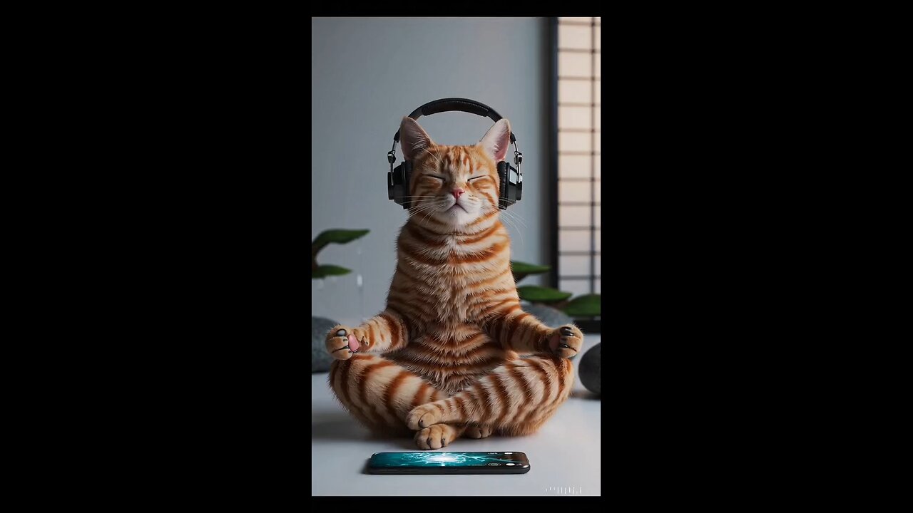 cat 😺 silent music 🎵🎶