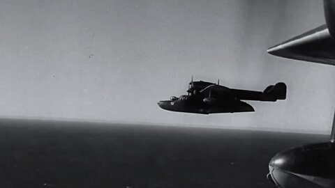 Soviet bomber attacking a Black Sea convoy shot down by an escorting Bv 138 flying boat in 1943