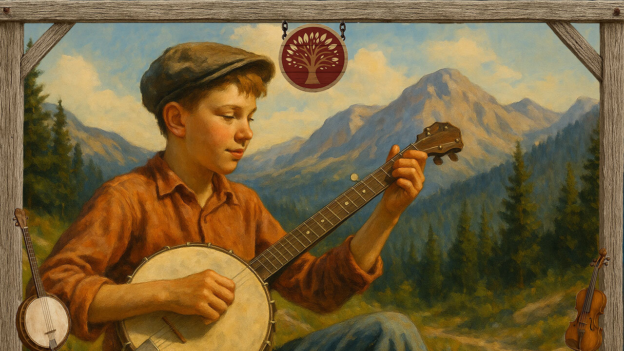 Bluegrass Instrumental 🎶026 – Banjo & Fiddle Background Music - Appalachian Folk Music