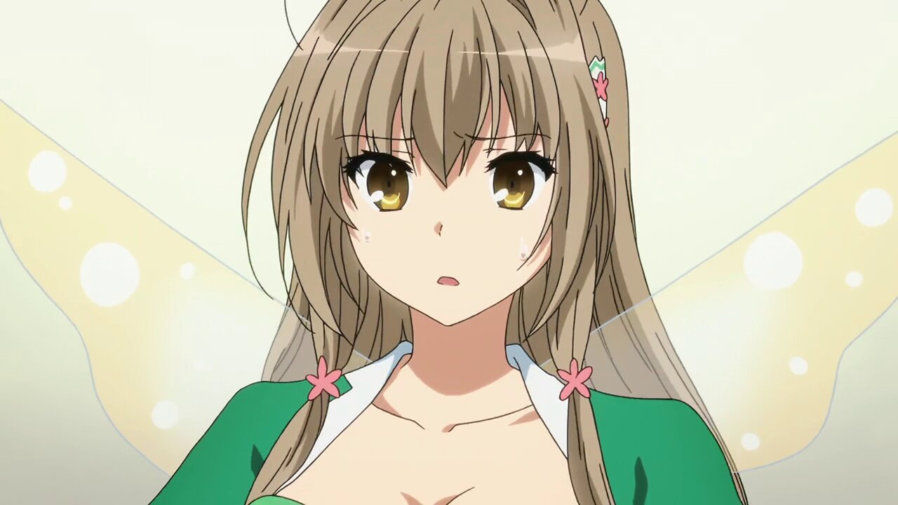 Amagi Brilliant Park - the fairies doing each other's jobs