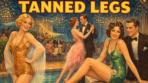 “Jazz, Glamour & Sun Kissed Trouble — Tanned Legs Shines in Color!”