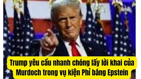 Tin Tổng Hợp 28/7/2025 Washington Post Nói TT Trump Không Liên Quan ₫ến Vụ Án Jeffey.