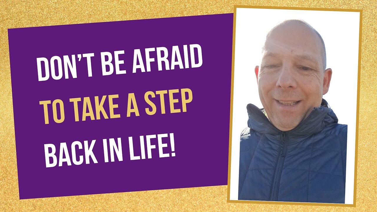 What if taking a step back is actually moving forward?