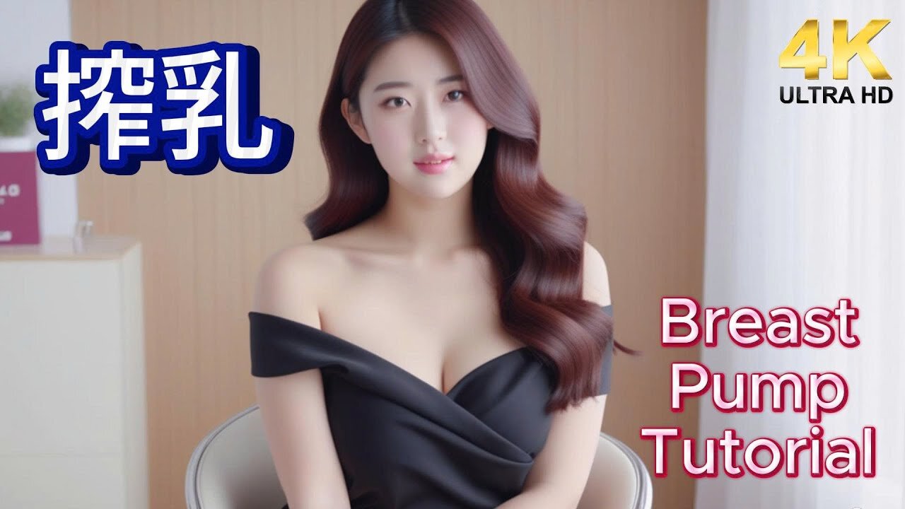 【4K】すごく可愛い女の子が実況。Pigeon手動搾乳器。ママ友の大変さ。