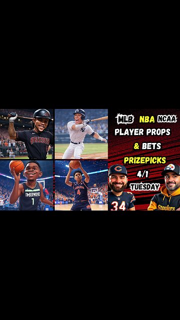 8 MLB Picks Today 4/1/2025 | MLB Player Props | NBA PROPS | PRIZEPICKS