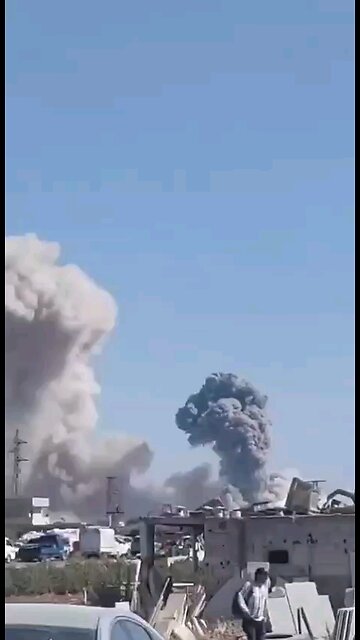 Syria | Reports of ammunition depots exploding near Idlib, northern Syria.