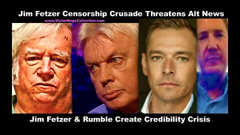Jim Fetzer Censorship Crusade Threatens Stew Peters David Icke SGT Report Todd Callender Alex Jones
