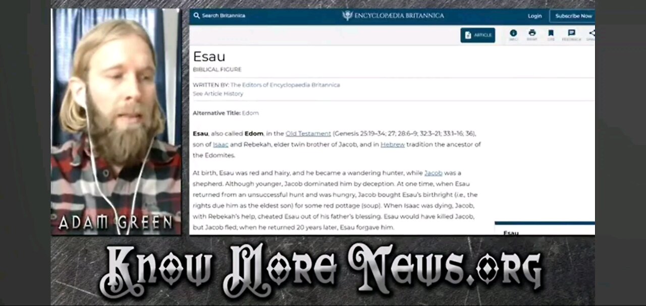 Jacob and Esau rivalry