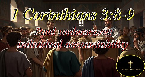 1 Corinthians 3:8-9, Paul describes the Corinthians as "God's husbandry" and "God's building,"