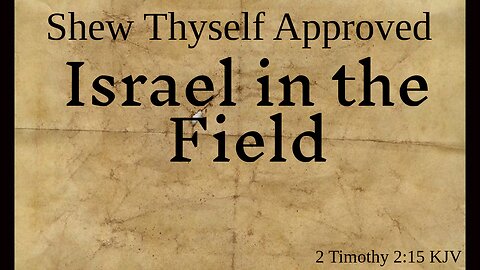 Israel in the Field