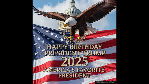 HAPPY BIRTHDAY PRESIDENT TRUMP 🎂🇺🇸