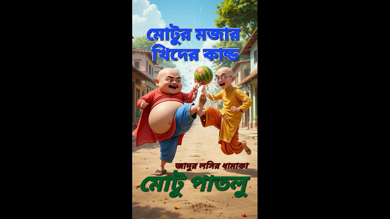 Motu Patlu Style Funny Cartoon | Bengali Comedy Animation | Laughing Kuti Kuti | Motu Patlu part 2
