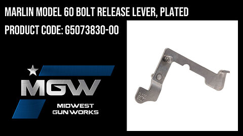 Marlin Model 60 Bolt Release Lever, Plated - G5073830-00