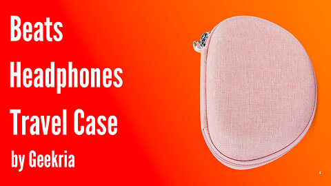 Beats Over-Ear Headphones Travel Case, Hard Shell Headset Carrying Case | Geekria