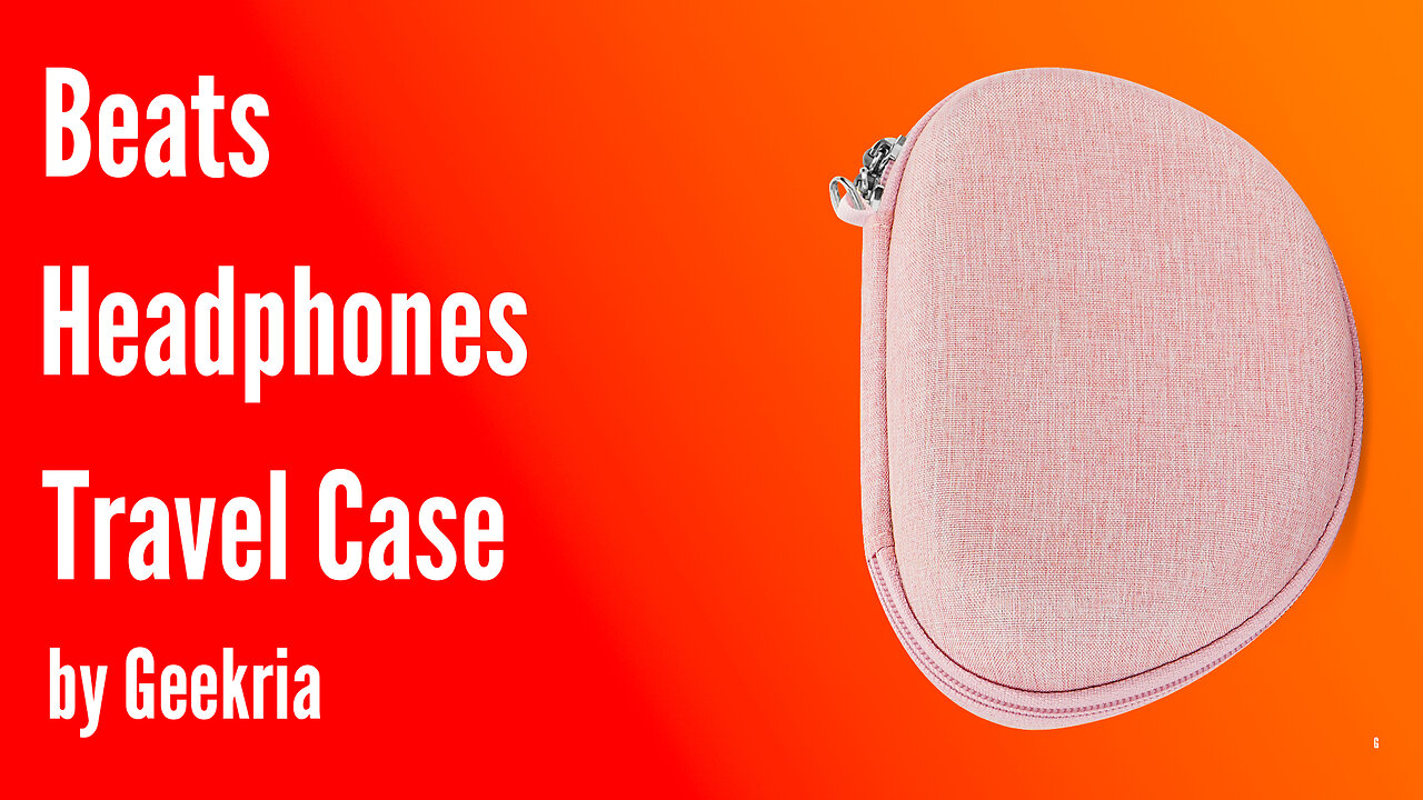Beats Over-Ear Headphones Travel Case, Hard Shell Headset Carrying Case | Geekria