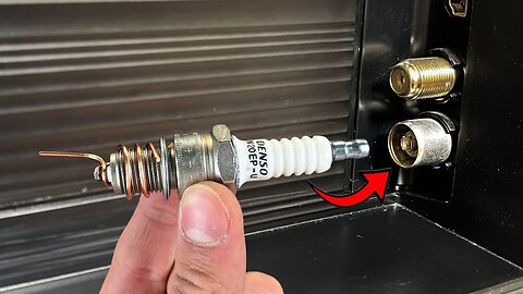 Place the spark Plug Near The Tv and Results will amaged you, Why it is't Patented yet
