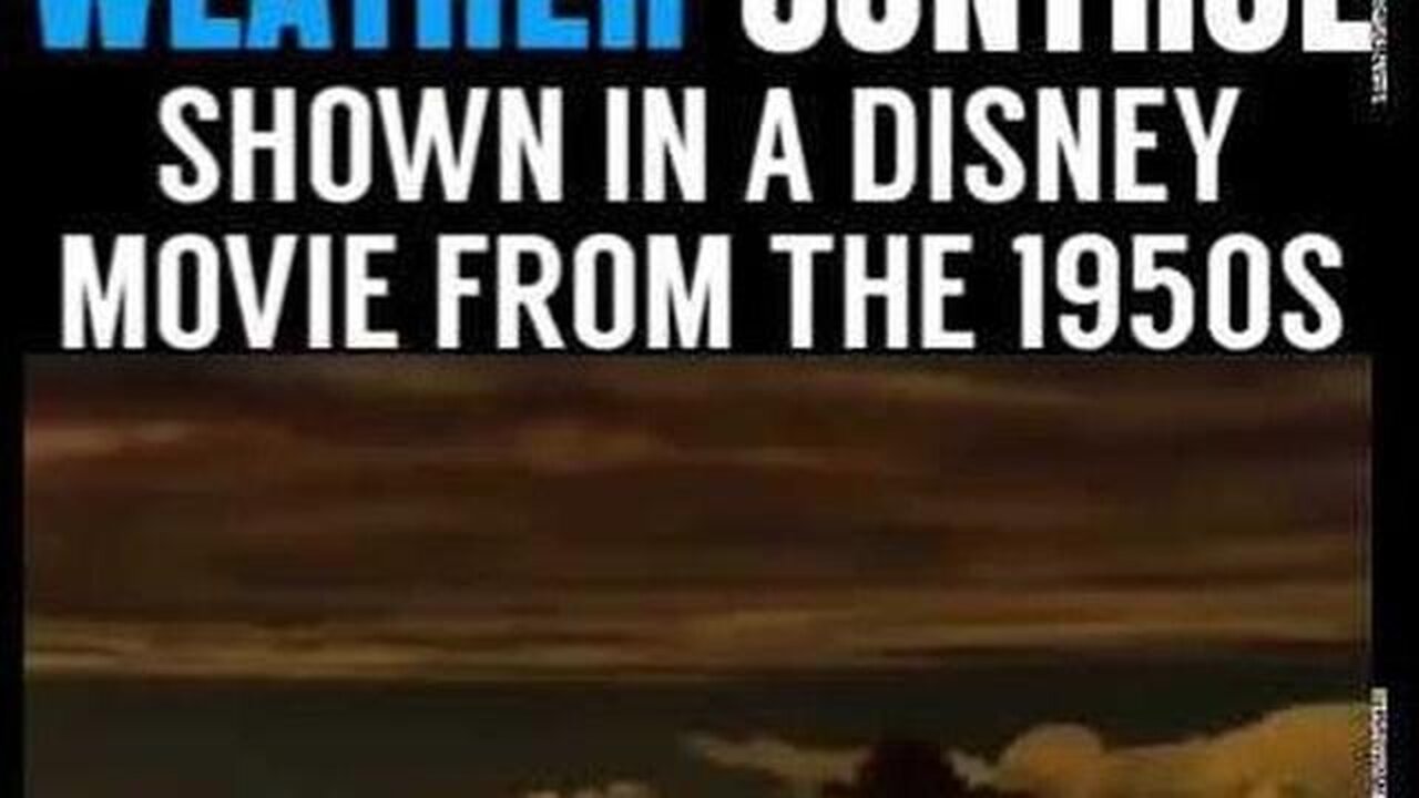 1959 Short Disney Film on Weather Modification - KILLUMINATI13420