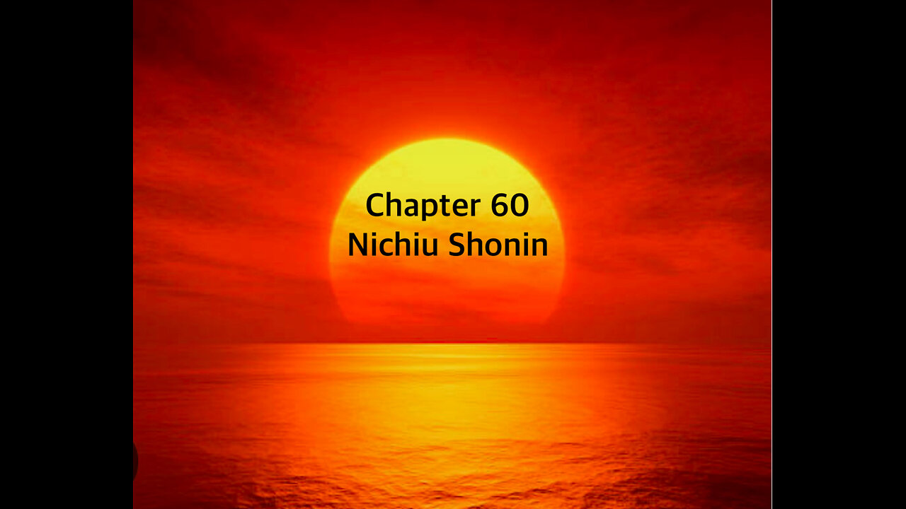 Chapter 60 Nichiu Shonin