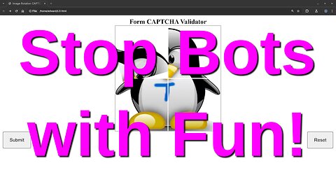 Interactive JavaScript Image CAPTCHA Demo!