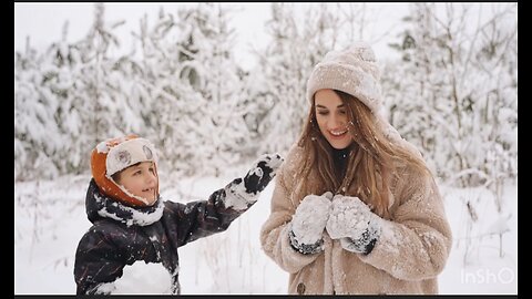 “Epic Snow Battle! ❄️😂 Kid vs Girl Showdown