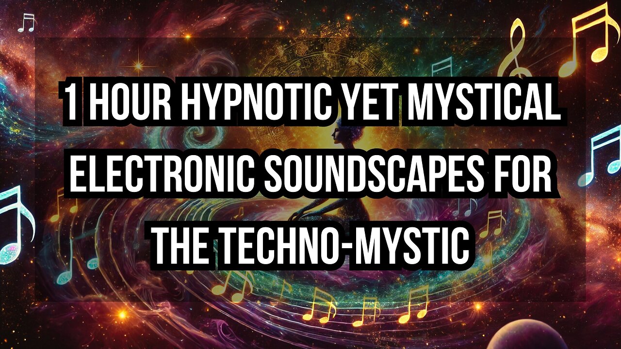 1 Hour Hypnotic yet Mystical Electronic Soundscapes for the Techno-Mystic