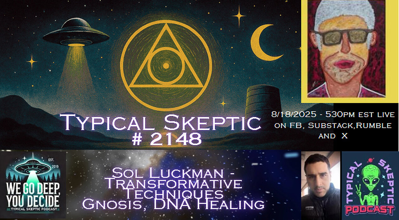 🎙 TSP #2148 – Sol Luckman | Transformative Techniques, Energy Healing & the Hero’s Journey