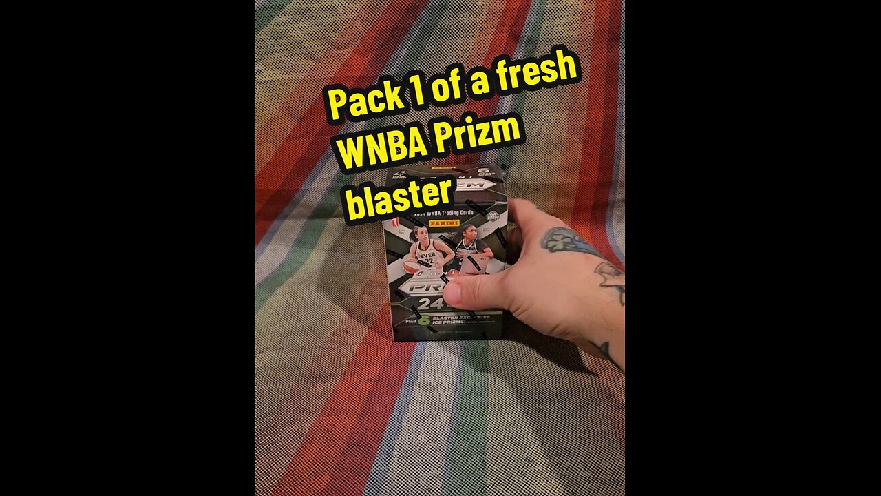 Pack 1 of a 2024-25 WNBA Prizm blaster