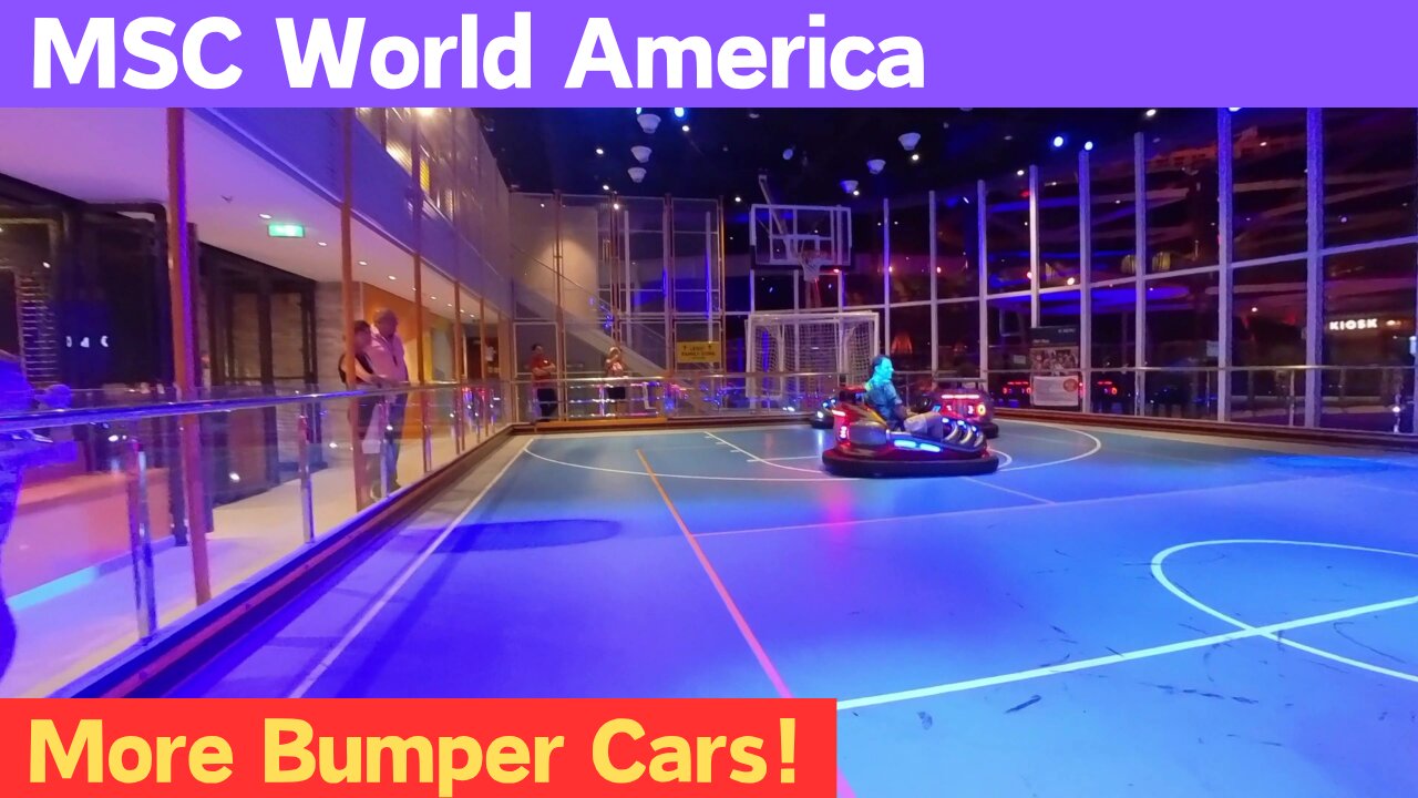 CRASHING into FUN on MSC World America’s BUMPER CARS! | Epic Cruise Adventure