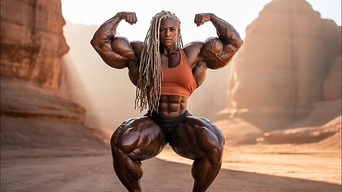 FBB AI Muscle Queen: UNLEASHED Giantess Growth Explosion!