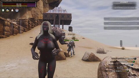 Conan Exiles beginners guide farming black ice Busty boobs