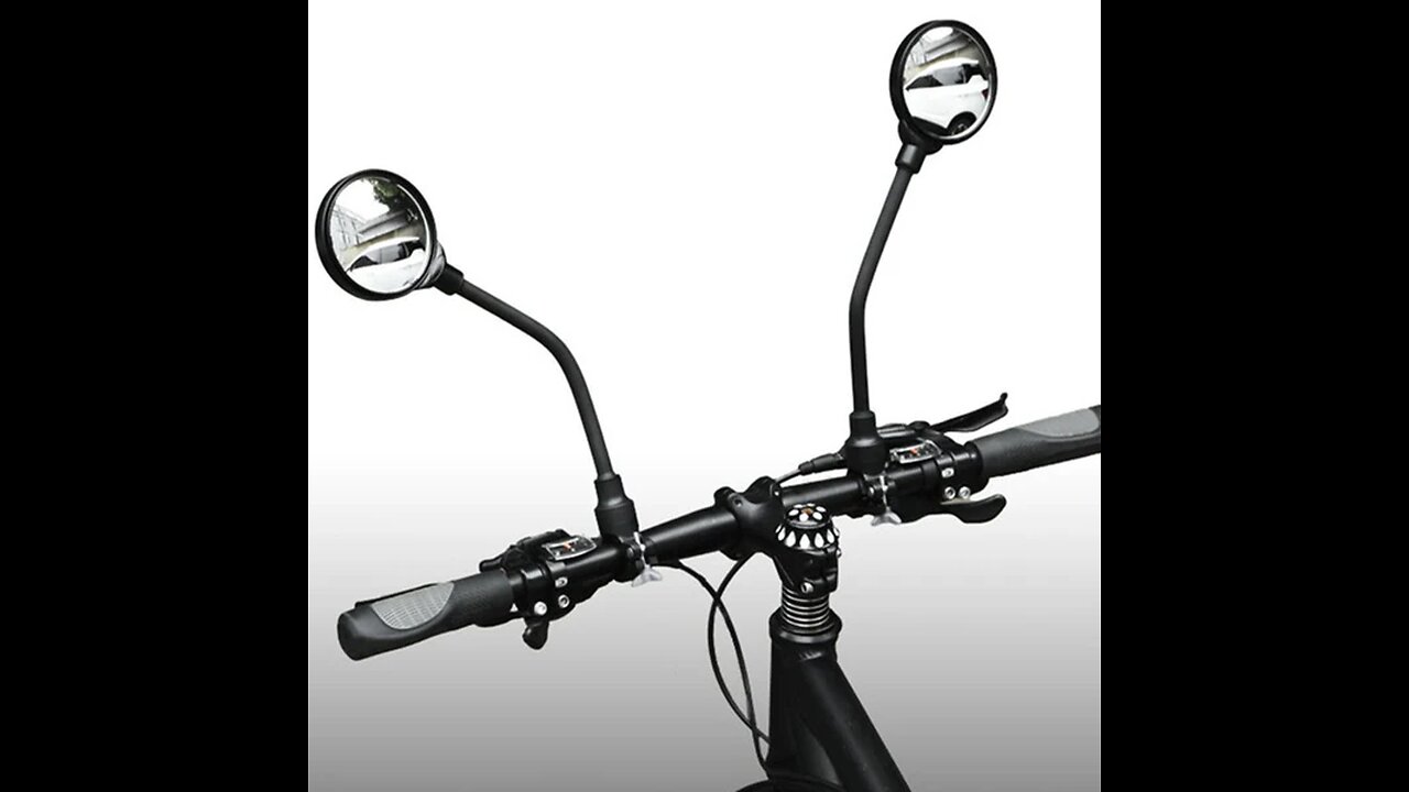 Adjustable Rear View Bike Mirrors, Universal for Road_Mountain_Kids_Ebike Bicycle
