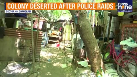 Gurugram_Crackdown__10_Illegal_Bangladeshi_Immigrants_Detained,_Colony_Deserted___News9