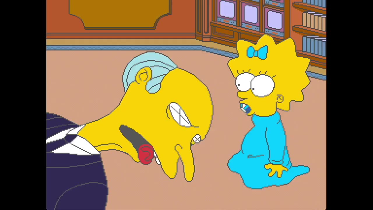 Maggie Kills Mr. Burns | The Simpsons Arcade Game Deadly Scene You May Have Missed!