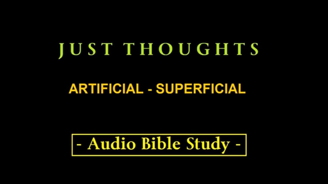 Just Thoughts - Artificial , Superficial (2016) Retro