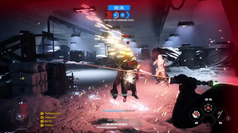 A Vader encounter Star Wars Battlefront 2 gameplay DVR quality