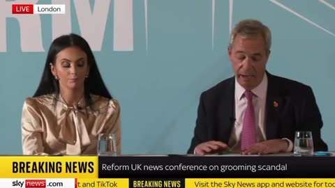 Nigel Farage says London police and Mayor Sadiq Khan have been denying that there are grooming gangs