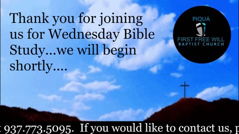 Wednesday Night Bible Study for October 29, 2025.